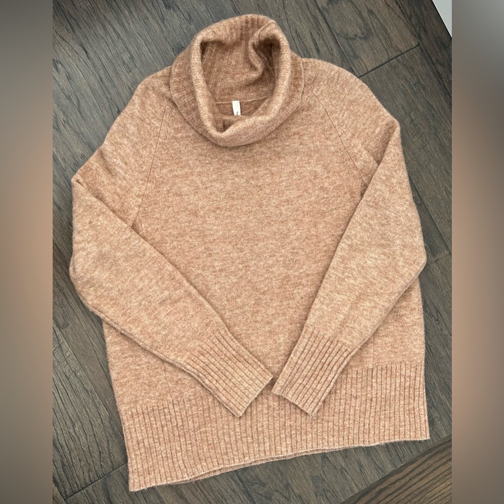 Babaton Salmon Cowl Neck Sweater
